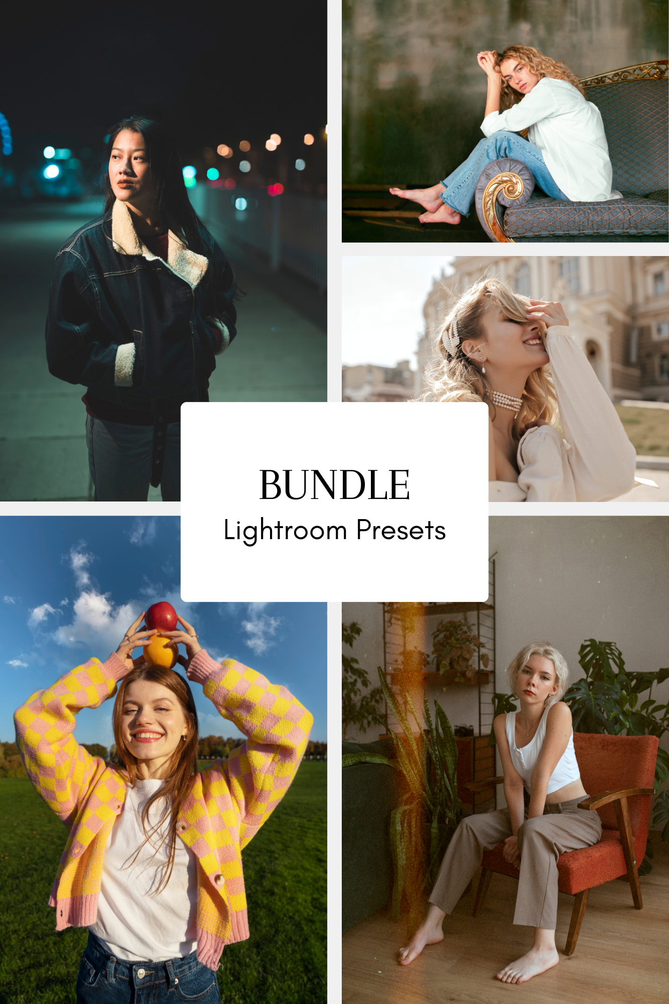 Crimsonnoir + Pearlora + Cloudhaven + Amberlin + Nordwyn — Preset Bundle